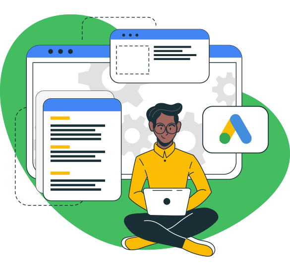 work with us google service blue click digital marketing agency